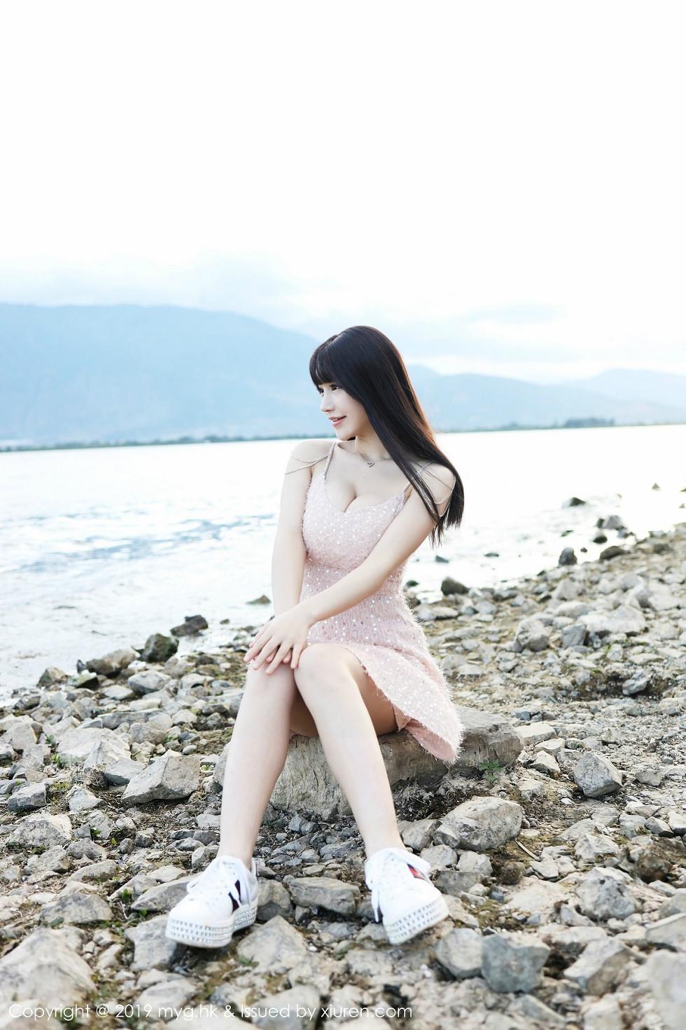 Flower朱可儿大理旅拍私房镂空情趣内衣完美撩人绝美写真40P 9